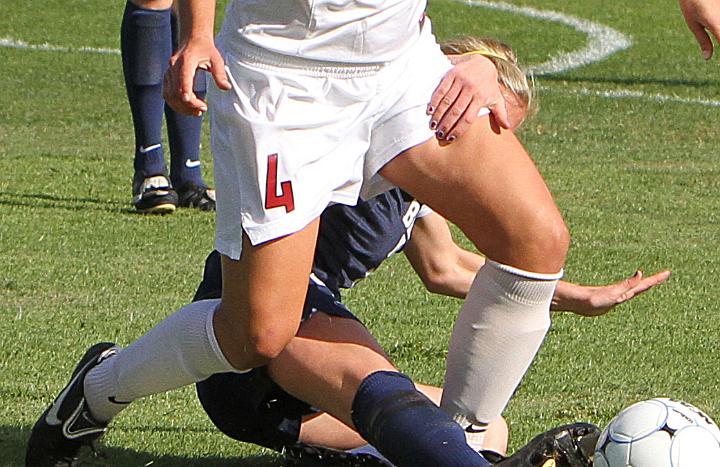 009NCAA BYU vs Stanford-.JPG - 2009 NCAA Women's Soccer Championships second round, Brigham Young University vs. Stanford. Stanford wins 2-0 and advances to the round of 16.